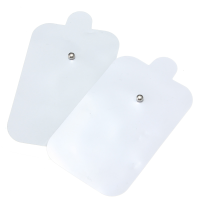 2Pcs 4x6cm Replacement Electrode Pads For Massagers Tens Units 40x60mm Reusable Adhesion