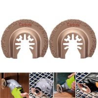 2Pcs 63mm Saw Blades Quick Release Multi Tool Carbide Segment For Bosch Craftsman