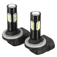 2Pcs 881 889 50w 1000lm 6000k Led White Light Bulbs Car Fog Driving Drl Lamp