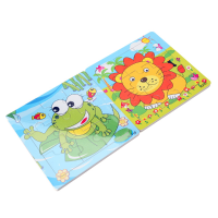 2Pcs Baby Kid Children Wooden Lovely Animal Puzzles Educational Learning Toys