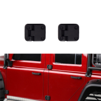 2PCS Black Plastic Car Door Hinge For 1/10 RC Crawler Traxxas TRX 4