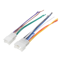 2Pcs Car Stereo Cd Radio Wire Harness For Toyota Scion Subaru
