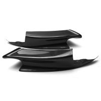 2Pcs Carbon Fiber Front Bumper Lip Splitter Spoiler For Bmw 07 12 E92 E93 M3