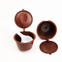 2Pcs Coffee Machine Capsules Dolce Gusto Rechargeable Refillable Reusable Coffee Emohome
