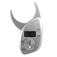 2Pcs Digital High Quality Display Lcd Body Fat Caliper Skin Fold Analyzer
