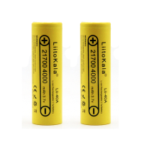 2PCS LiitoKala Lii 40A 21700 4000mah 3.7V 40A Li Ni Rechargeable Battery