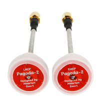 2Pcs Mxk 5.8 Ghz Pagoda 2 Omni Directional Fpv Antenna Lhcp/rhcp Sma Male 95mm