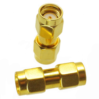 2Pcs Rp Sma Male To Rp Sma Male Rf Connector Adapter Rp Sma Jj