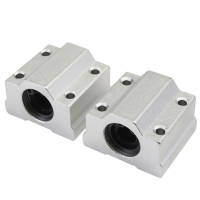 2Pcs Scs8uu Linear Motion Ball Bearing Slide Bushing For Cnc
