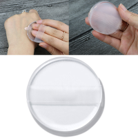 2Pcs Silicone Makeup Puff Concealer Jelly Wet Transparent Cosmetic Sponge Face Makeup Tools