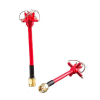 2Pcs Skyzone 5.8Ghz Rhcp 4 Leaf Fpv Antenna Tx/rx Sma/rp Sma
