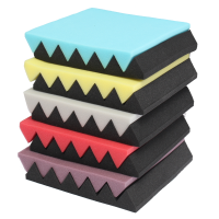 2Pcs Soundproof Foam Sound Stop Acoustic Absorption For Studio 300x300x50mm