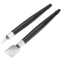 2Pcs Tin Scraper Solder Paste Scraping Knife Set For Pcb Bga Repair Cleaning Tool