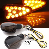 2X 14 Led Motorcycle Motorbike Turn Signal Indicators Light Lamp E11