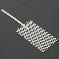 2X4 Inch Mesh Platinized Titanium Anode Plating Rhodium Palladium
