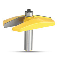3 1/2 Inch Diameter 15° Straight Raised Panel Router Bit Wood Working Tool 1/2 Inch Shank