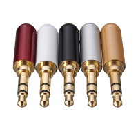 3.5Mm 3 Pole Male Repair Headphones Video Audio Soldering Jack Plug Connector For Earphone