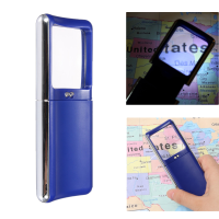 3.5X Handheld Led Magnifier Magnifying Reading Glass Zoomer Light Jewelry Loupes