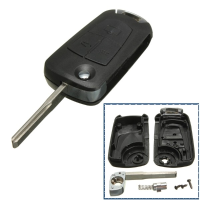 3 Buttons Remote Flip Key Fob For Vauxhall/opel Astra Vectra Zafira No Battery