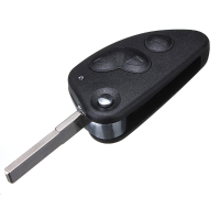3 Buttons Remote Key Flip Fob Case Uncut Blade Fpr Alfa Romeo