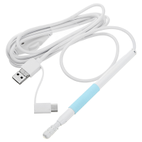 3 In 1 6LED 5.5Mm Ear Nose Borescope Android USB Type C Borescope Inspection Otoscope Camera
