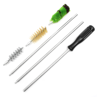 3 In 1 Cleaning Kit Gun Brush Gun Cleaner Tool Set with Extension Handle Rod
