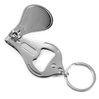 3 In 1 Nail Clipper Cutter File Bottle Opener Key Ring