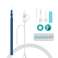 3 In 1 USB OTG Visual Ear Cleaning 720P Endoscope Spoon Functional Diagnostic Tool Ear Cleaner Android Camera Ear Pick
