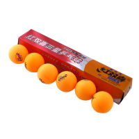 3 Star 6 Pics Dhs 40mm Olympic Table Tennis Orange Ping Pong Balls Durable For Competition
