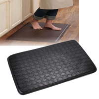 30' X 20' Anti Fatigue Cushion Non Slip Floor Mat Comfort Rug Bath Carpet Black