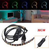 30Cm Smd3528 Led Flexible Strip Tape Light Usb Switch Lamp Pc Tv Background Lighting Dc5v