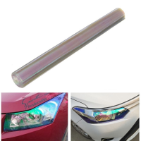 30Cmx120cm Transparent Tint Film Sticker Decal Wrap For Headlight Foglight Tail Lamp