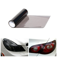 30Cmx60cm Car Light Smoke Sticker Tint Vinyl Film For Headlight Tail Lamp Foglight