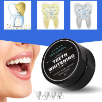 30G Natural Activated Bamboo Charcoal Teeth Whitening Powder Smoke Coffee Tooth Stain Cleaning