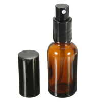 30Ml Amber Glass Atomizer Refillable Bottle Spray Vial Essential Oil Perfume Lotion Refill Bottles