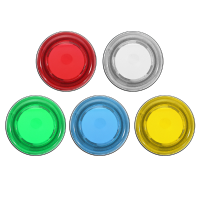 30Mm Clear Led Light Push Button White Ring For Arcade Game Console Controller