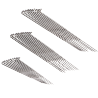 30Pcs Felting Needles Set Diy Handicraft Wool Felt Pin Tool 75mm 85mm 90mm Assortment