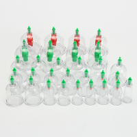 30Pcs Vacuum Cupping Set Magnetic Acupuncture Theraphy Massage Suction Cups