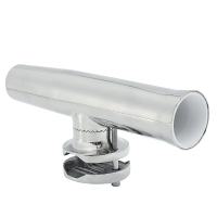 316 Stainless Steel Marine Boat Fishing Rod Clamp On Holder Mount For 28 60mm Rails