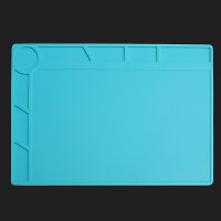 34X23cm Heat Resistant Silicone Pad Desk Mat Maintenance Platform Heat Insulation Bga Soldering Repair Station With 20 Cm Scale Ruler