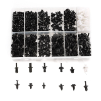 350Pcs Plastic Car Repair Pin Rivets Fastener Screws Push Assortment Kit