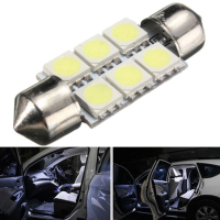 35Mm 5050 6smd Bright Led Car Interior Parking Light Festoon Dome Lamp Bulb
