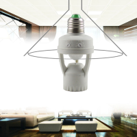 360 Degree Pir Induction Motion Sensor Ir Infrared E27 Plug Socket Switch Lamp Holder Ac110 240v