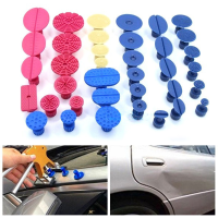 37Pcs Car Dent Repair Pulling Tabs Paintless Body Slide Damage Removal Tool