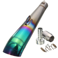 38 51Mm Motorcycle Gp Stainelss Exhaust Muffler Pipe Tip Slip On Street Bike