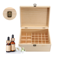 38 Grids Wooden Bottles Box Container Organizer Storage For Essential Oil Aromatherapy