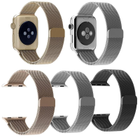 38Mm Milanese Loop Clasp Watch Strap Mesh Stainless Steel Watch Band Bracelet For Apple Watch