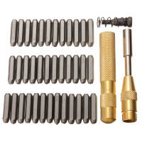 38Pcs Steel 1/8inch Number Letters Hand Stamp Set Kit For Soft Metal Punch Imprint