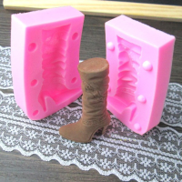 3D Boots Silicone Fondant Mold Chocolate Polymer Clay Mould