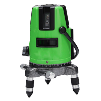 3D Green Laser Level 3 Line Self Leveling Outdoor 360° Rotary Cross Measure Tool